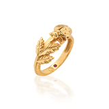 Meadow Ladybug Ring-Gold