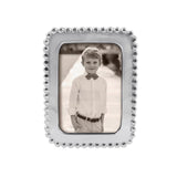 Beaded Silver Metal Beaded Picture Frame Registry Exclusive