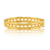 Veranda Caning Hinged Bangle S/M