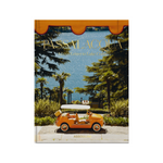 Book cover of 'Passalacqua' with a vintage car and scenic background