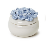 Hydrangea Trinket Jewelry Box with Lid