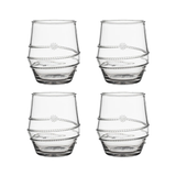Juliska- Amalia Acrylic Small Tumbler Set/4, Clear