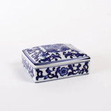 Porcelain Chinoiserie Trinket Box