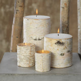 Birchwood Pillar Candle