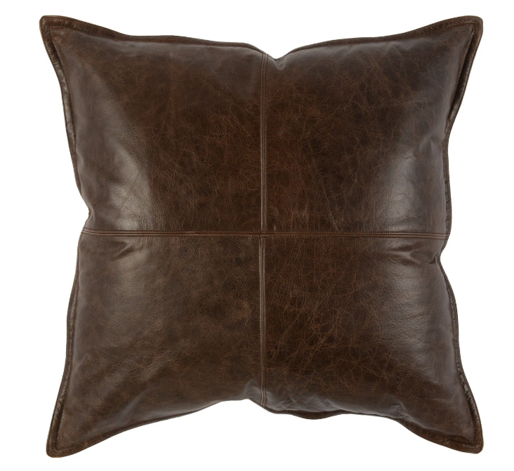 SLD Leather Pillow