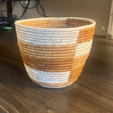 Woven Checker Basket