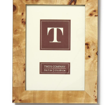 Burled Wood Photo Frame - 5 x 7