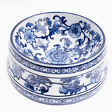 Blue Chinoiserie Dog Bowl
