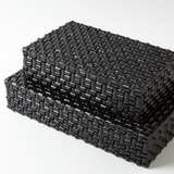 Horn Box - Woven Black