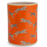 Leaping Cheetah Ice Bucket - Orange