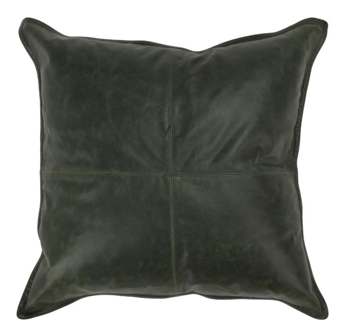 SLD Leather Pillow