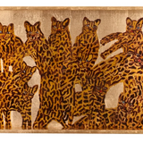 Ocelot Gold Leaf Vanity Tray