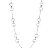 Equestrian Snaffle Bit Chain Necklace 20"