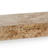 Burl Wood Veneer Box