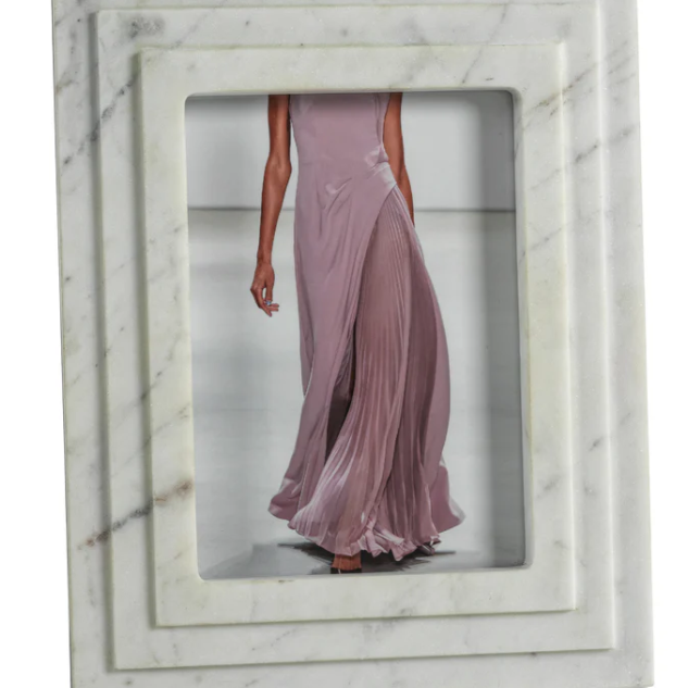 Clermont Marble Photo Frame Registry Exclusive