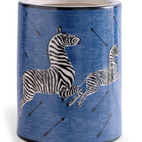 Zebra Ice Bucket - Blue