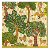 Arcadian Forest Linen Cocktail Napkin