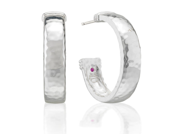 Cleopatra Classic Medium Hoop Earrings