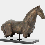 Horse Sculpture-Iron/Granite