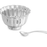 VINTAGE Fluted Mini Bowl with Spoon