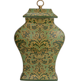 Richmond Damask Green Jar