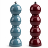 Chambray and Cherry Bobbin Salt & Pepper Mill Set