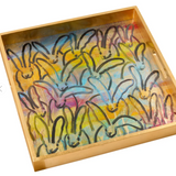 Glam Bunnies Gold Leaf Tray
