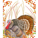 Turkey and Berries Guest Towel