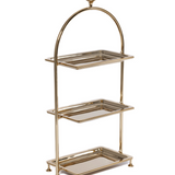 High Tea 3-Tier Stand-Polished Gold