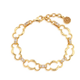 Maharani Grande Chain Bracelet Clear Cubic Zirconia