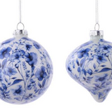 100 mm Glossy Fancy Floral Chinoiserie