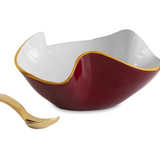 Encanto Aries Mini Bowl w/spoon (Bordeaux and White)