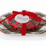 Tartan Red Currant Scented French Milled Soap with Tray
