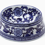Blue Chinoiserie Dog Bowl