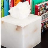 Alabaster Tissue Holder